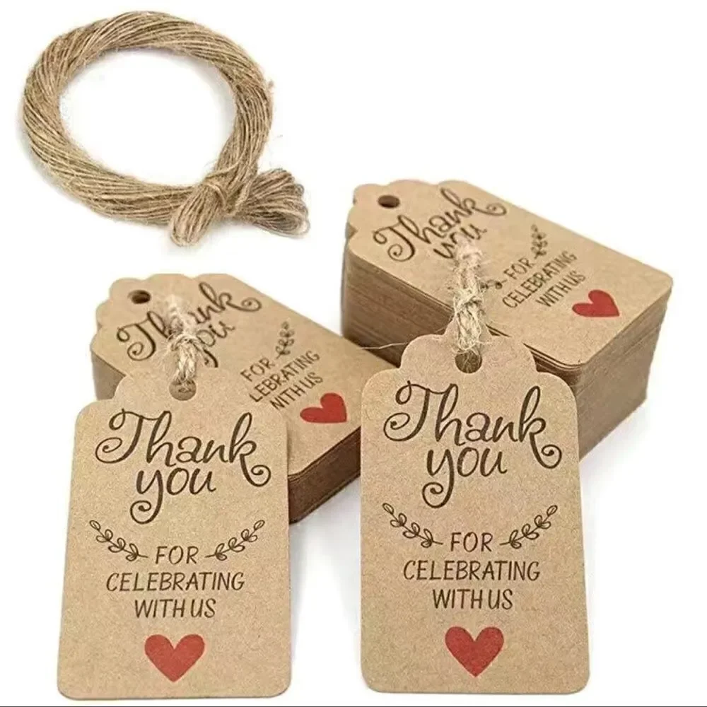 Kraft (50) thank you for celebrating with us hanging card